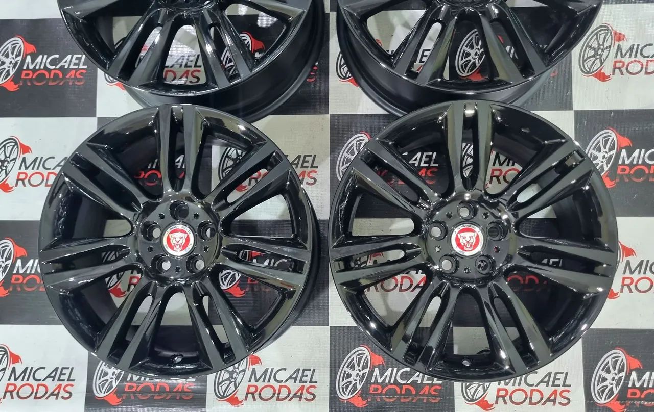 Jogo de rodas aro 18 Jaguar XE Originais OEM 5X108 Zeradas