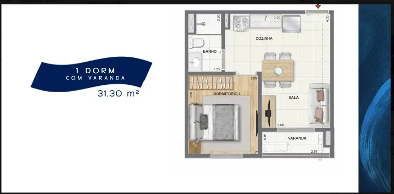 PLANTA 31m²