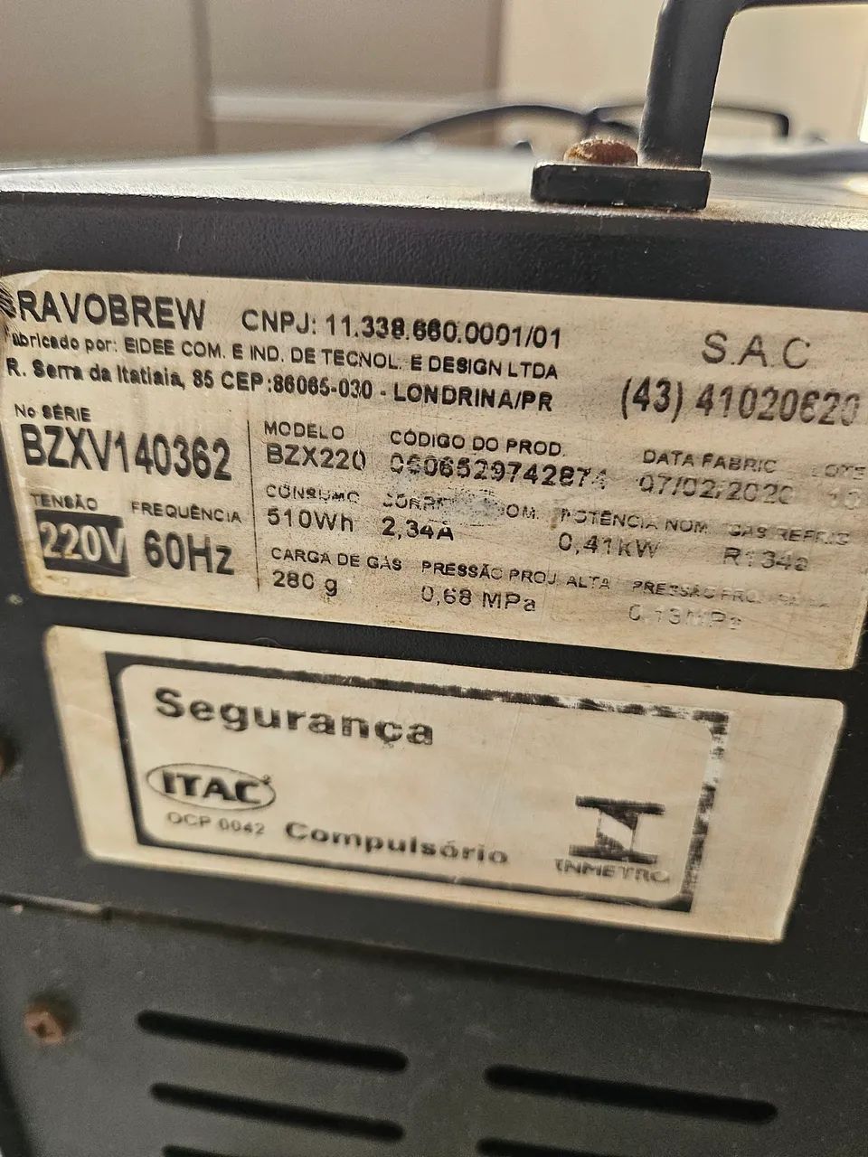 Choppeira eletrica BravoZero 70l/h - Foto 5