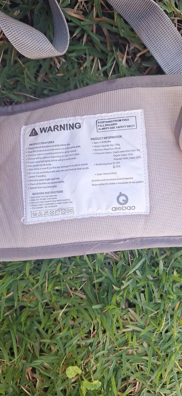 Canguru Ergonômico Bebê com acento 3 em 1 - Foto 2