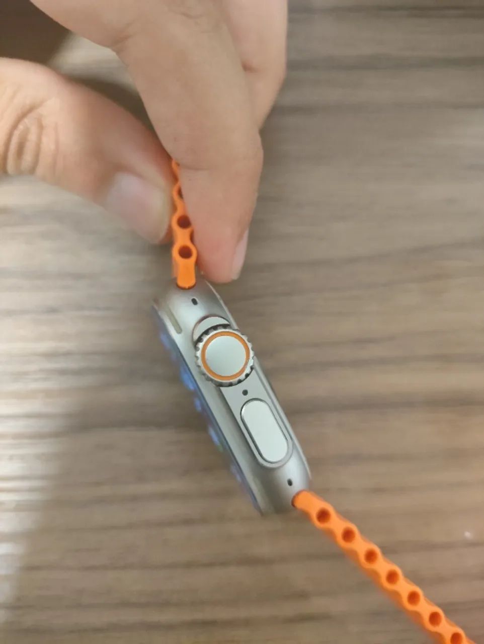 Smartwatch Microwear W69 Ultra Plus 49mm (Tela AMOLED) - Titânio + 2 Pulseiras - Foto 2