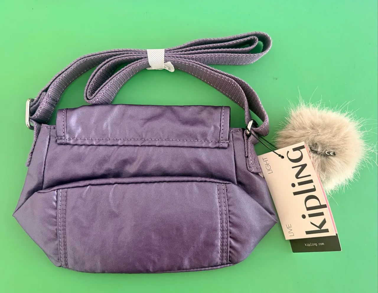 Bolsa Kipling Sabian 7GM Metallic Mauve - Foto 2