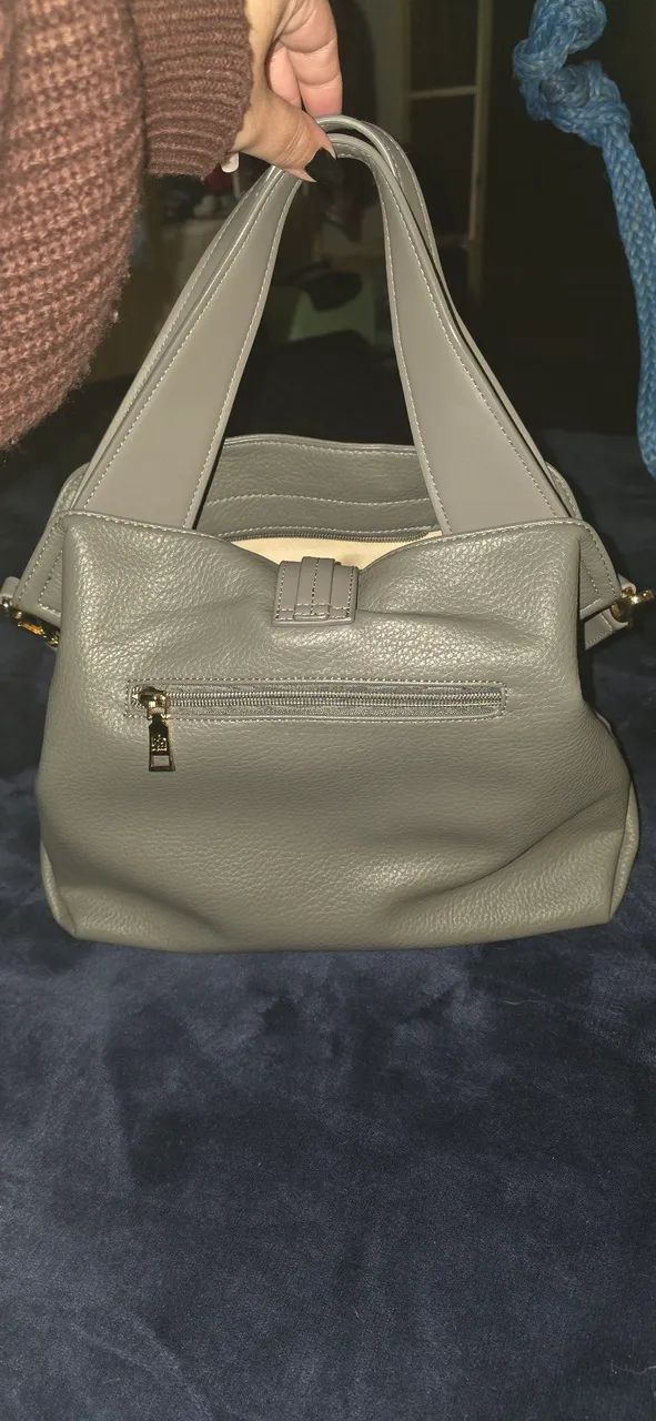 Bolsa cinza - Foto 4