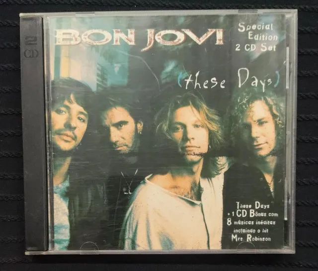 CD - BON JOVI -THESE DAYS - (DUPLO EDIÇÃO LUXO) C/ENCARTE COMPLETO
