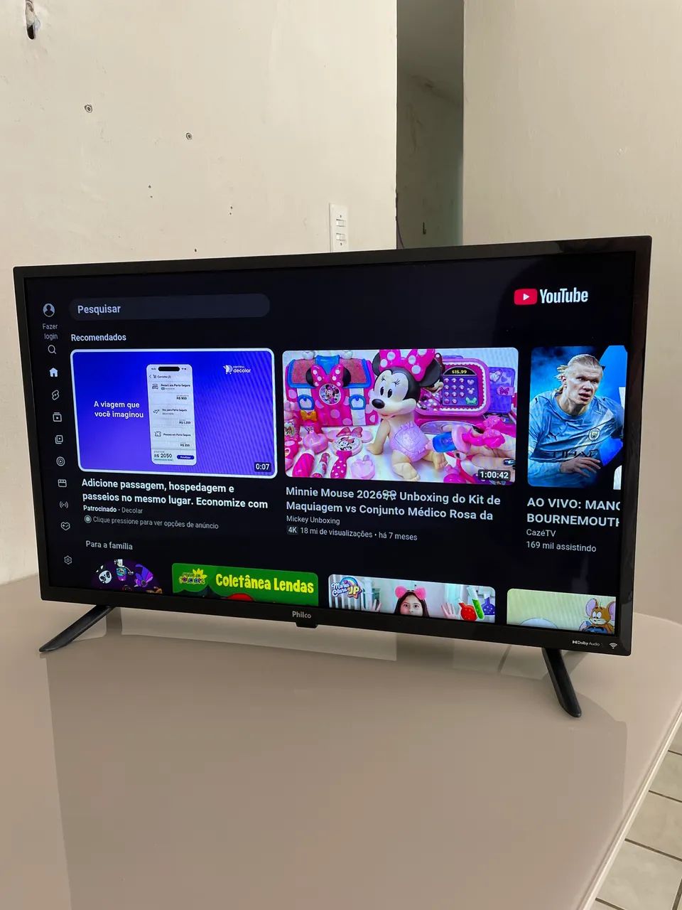 Tv Smart 32 Polegadas Philco - Muito Nova - Foto 3