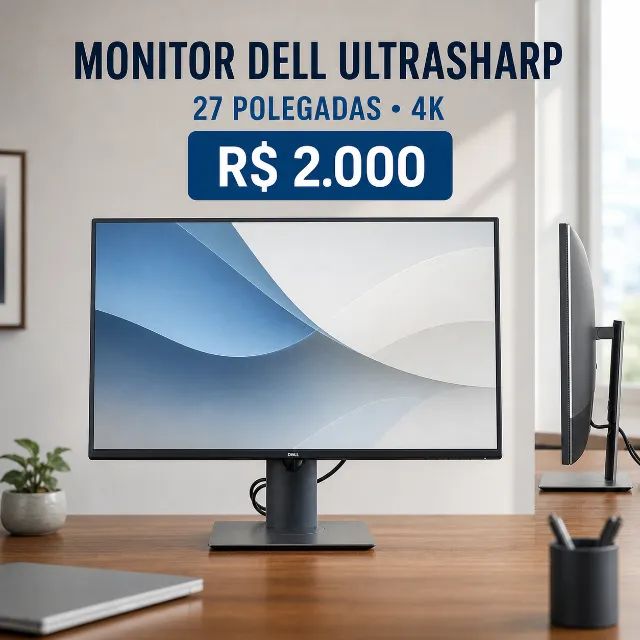 Monitor 4K Dell Ultrasharp 27 Pol