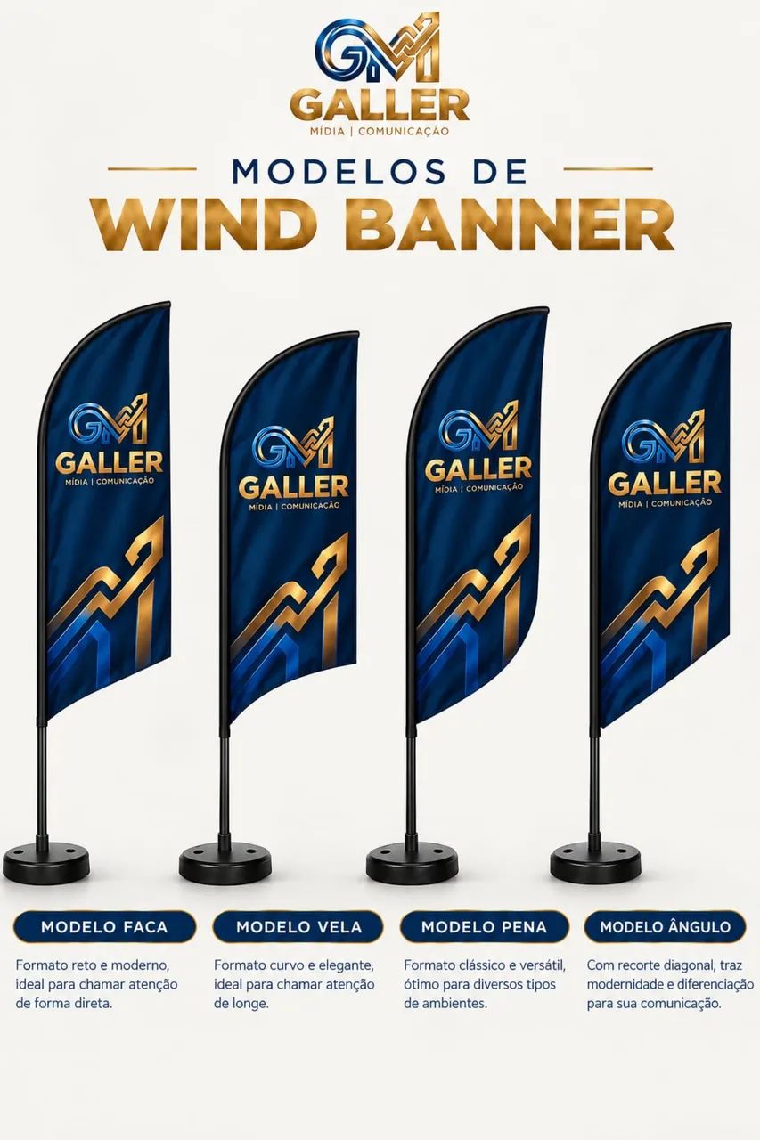Wind banner personalizado 