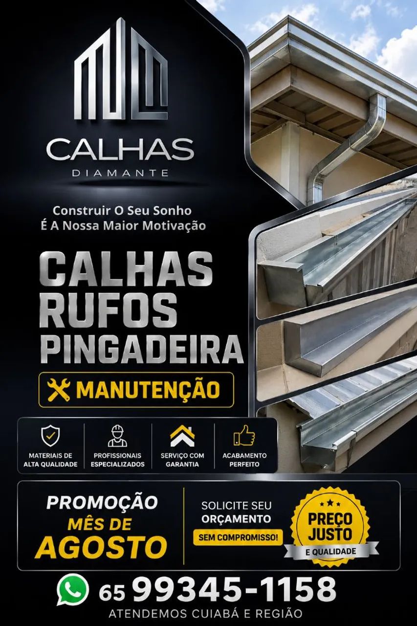 Calha rufos e Pingadeira 