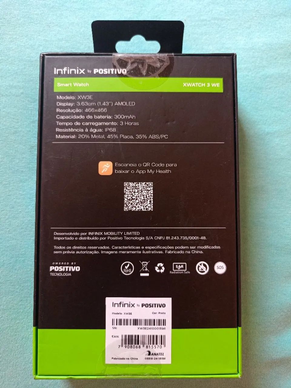 Smartwatch Infinix Xwatch 3 WE - XW3E - Foto 4