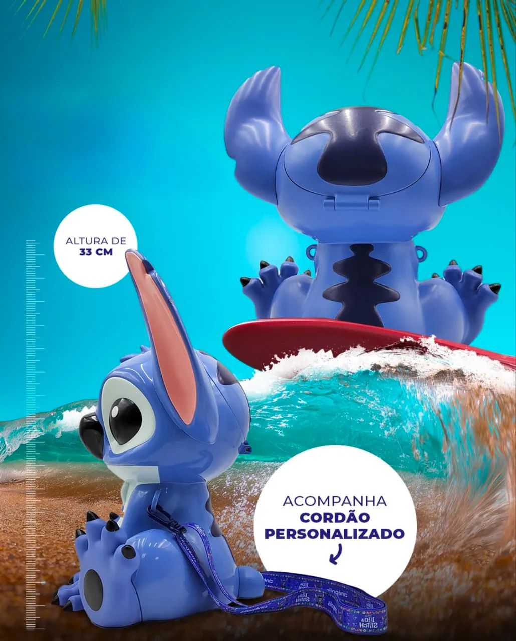 Balde de pipoca Stitch filme  - Foto 4