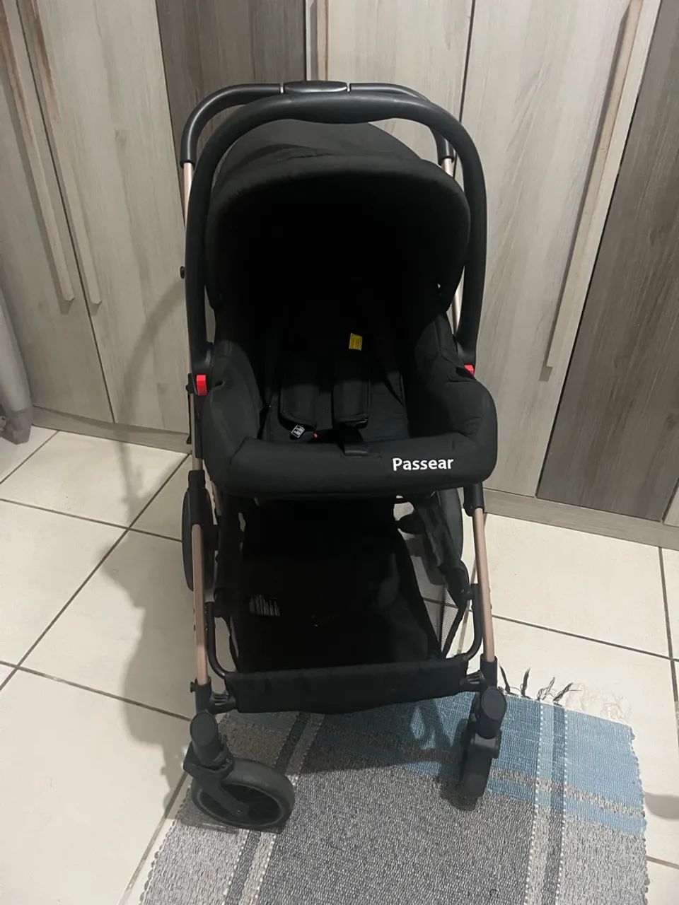 Carrinho de bebê Europeu 3 em 1  - Foto 5