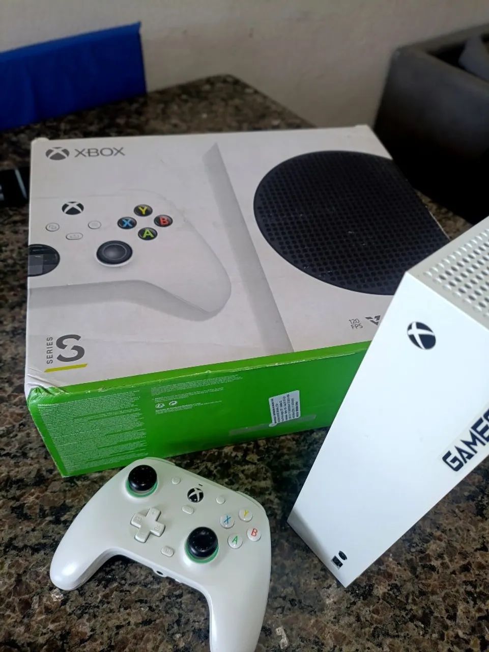 Vídeo game Xbox Séries S com Caixa e Nota 