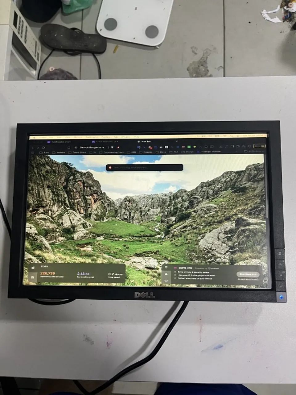 Monitor Dell E1709Wc 17" (sem base)