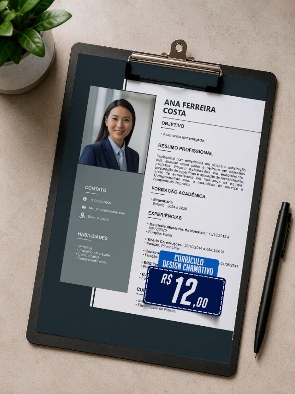 Currículo em PDF Profissional  - Foto 4