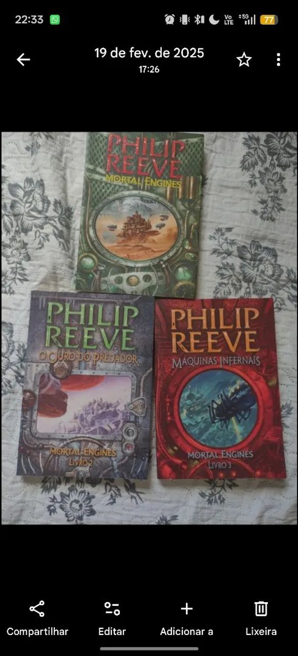 Livro trilogia Philipe 