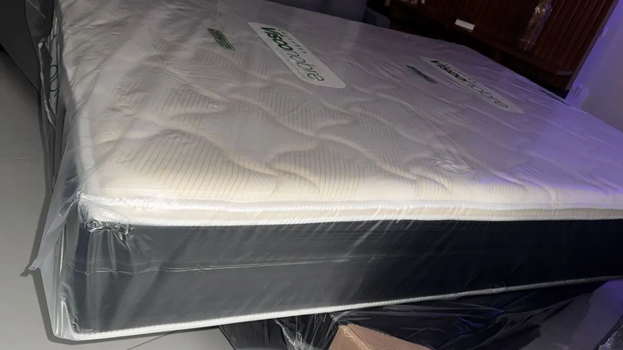 COLCHÃO ISOVISCO CASAL E QUEEN COM PILLOW TOP- ENTREGA GRÁTIS  - Foto 2
