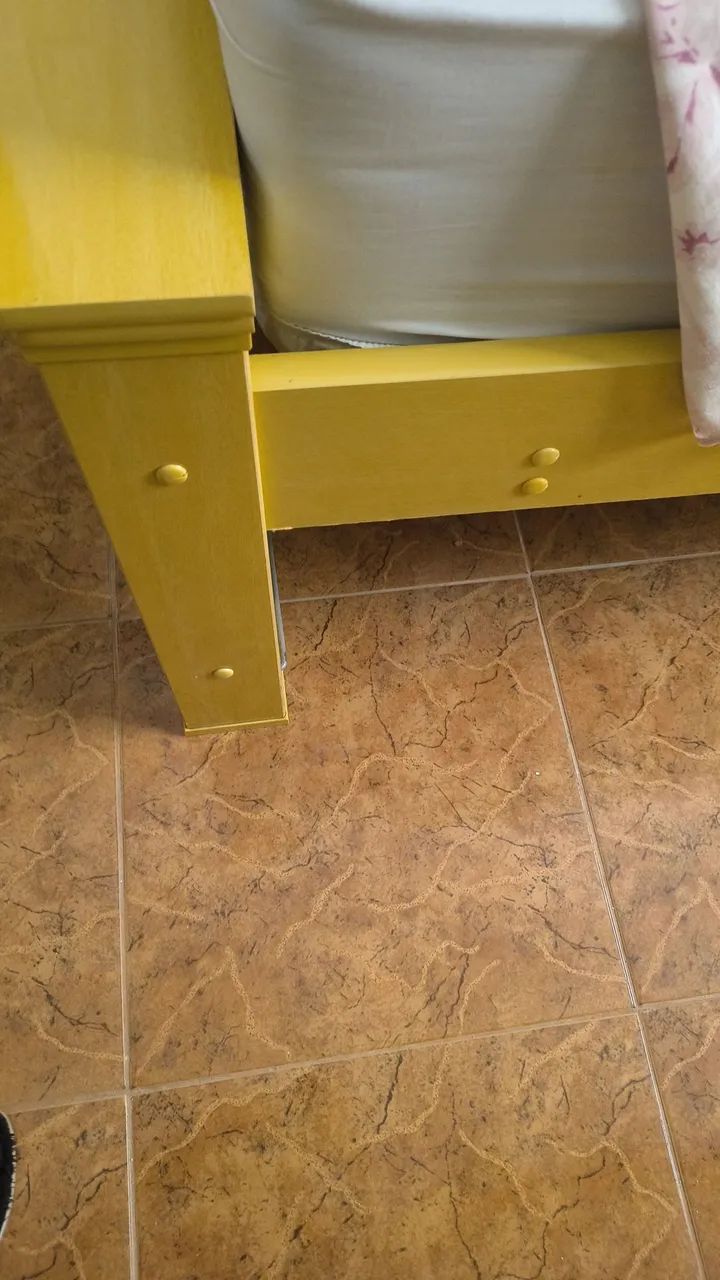 Cama de solteiro em MDF, linda!!  - Foto 3