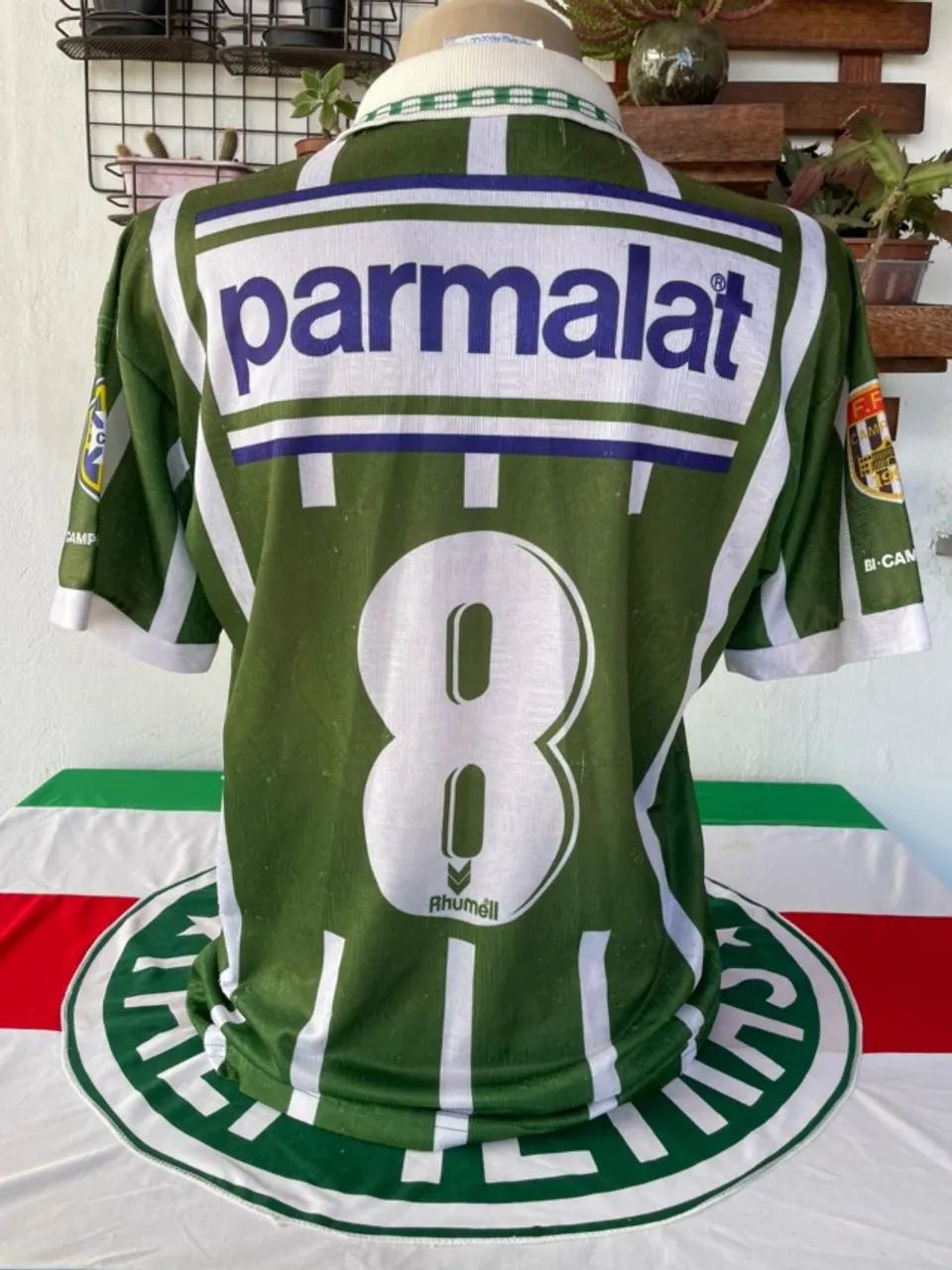 Camisa Palmeiras Parmalat 1993/94 - Tamanho G - Foto 2