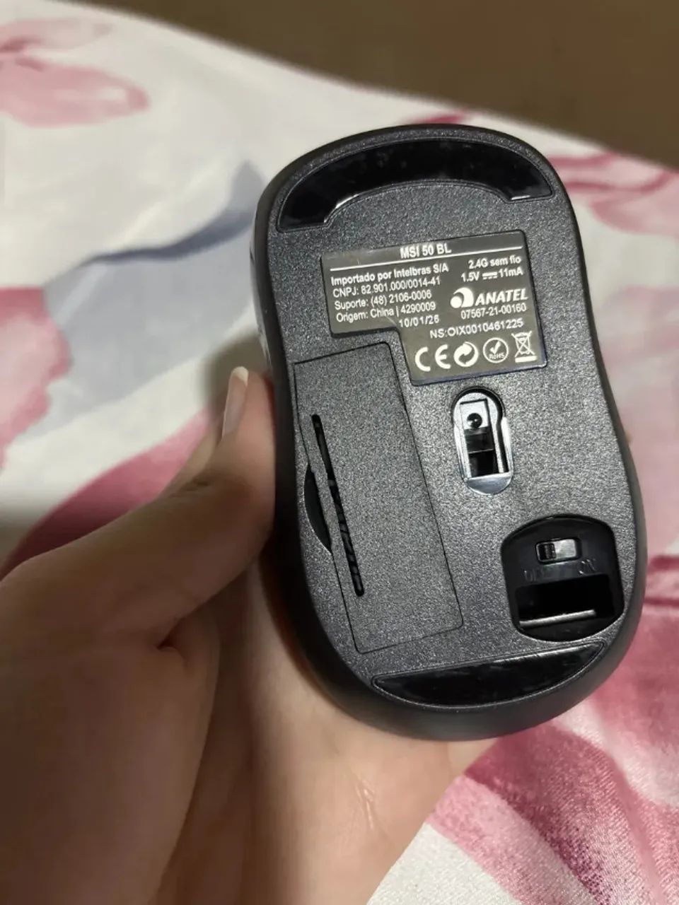 Mouse Sem Fio Intelbras MSI50, clique silencioso - Foto 5