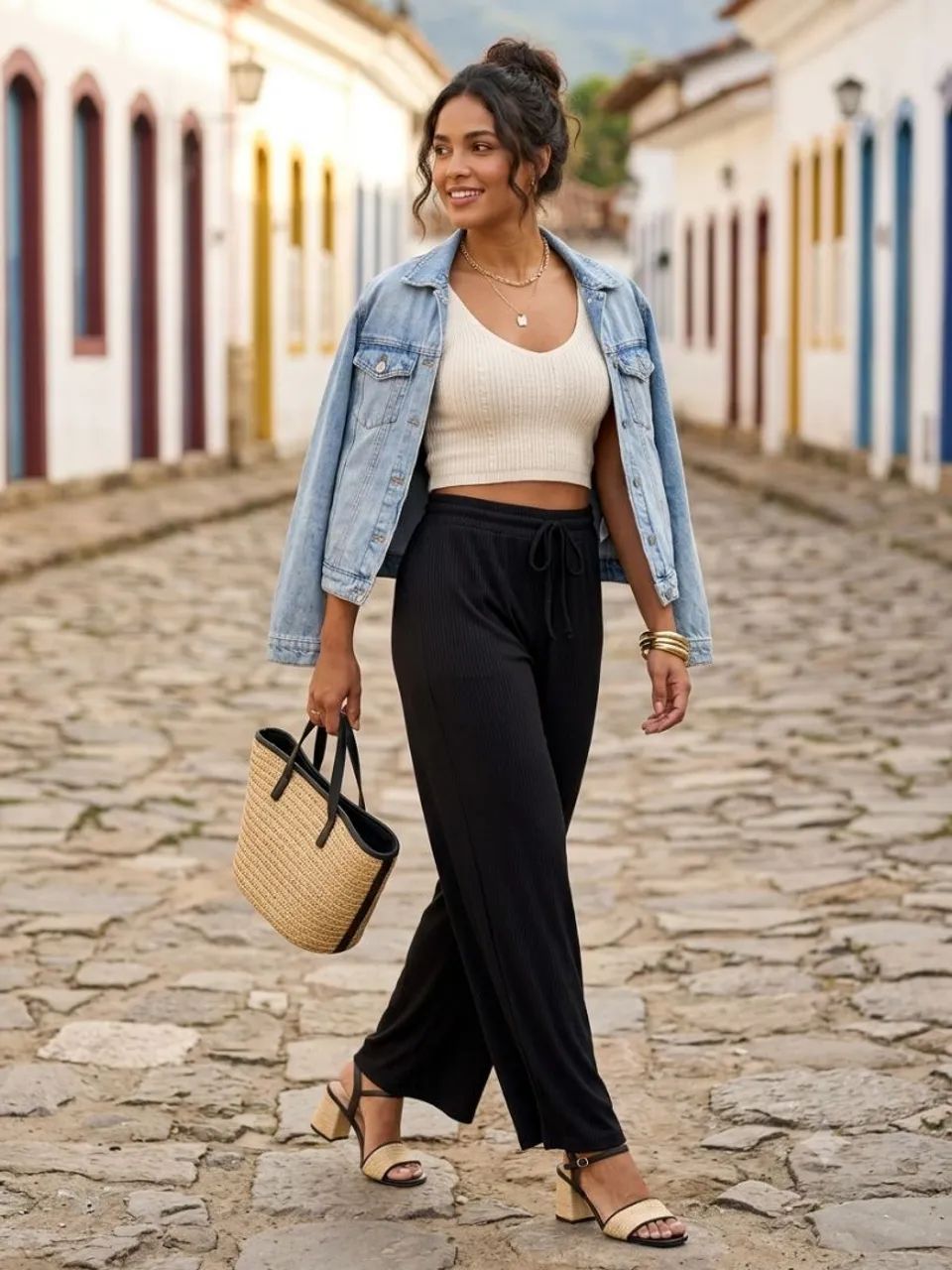 Calça Feminina Pantalona - Foto 2