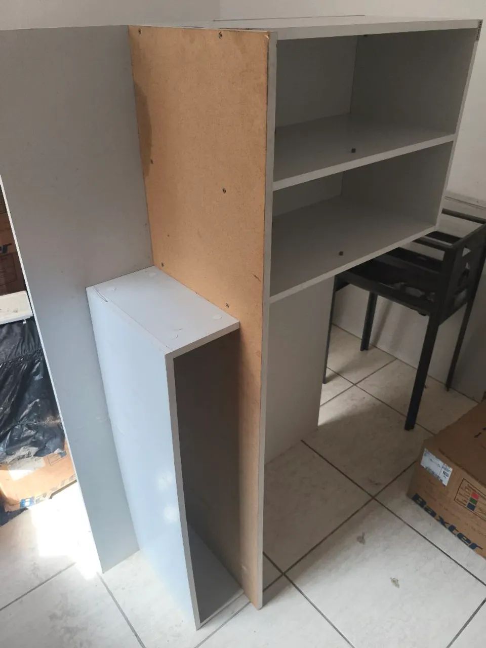 Penteadeira parede com divisórias