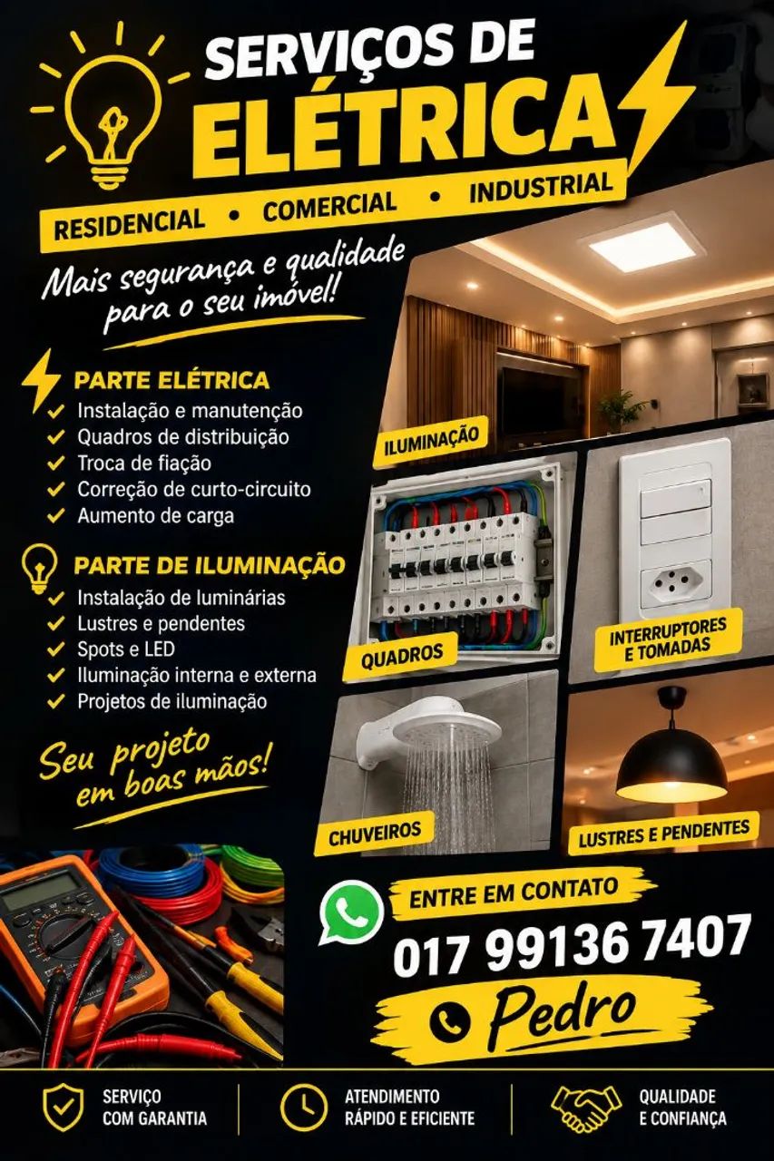 Serviços de elétrica geral 