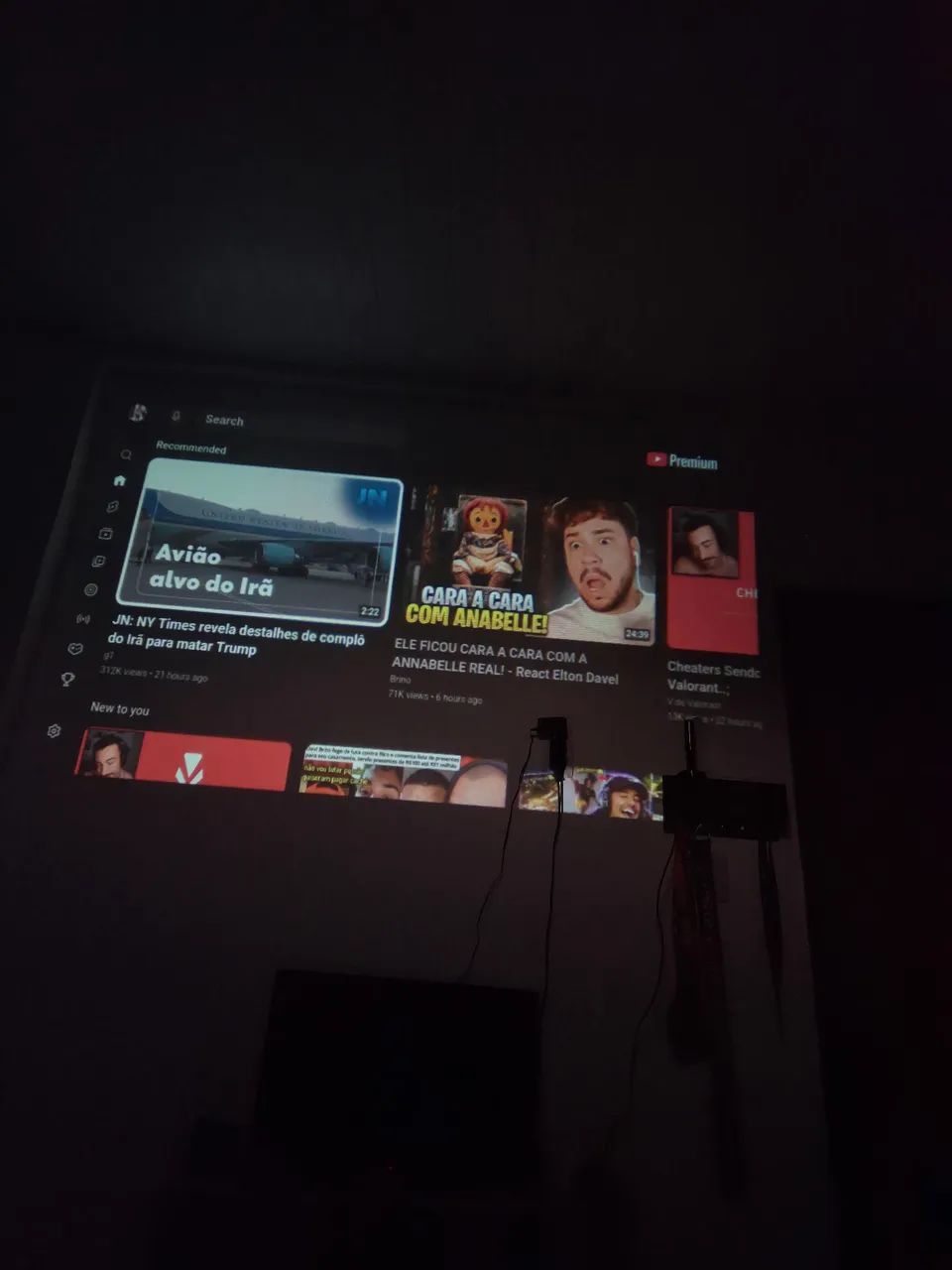 Projetor hy300pro+ MagicCube
