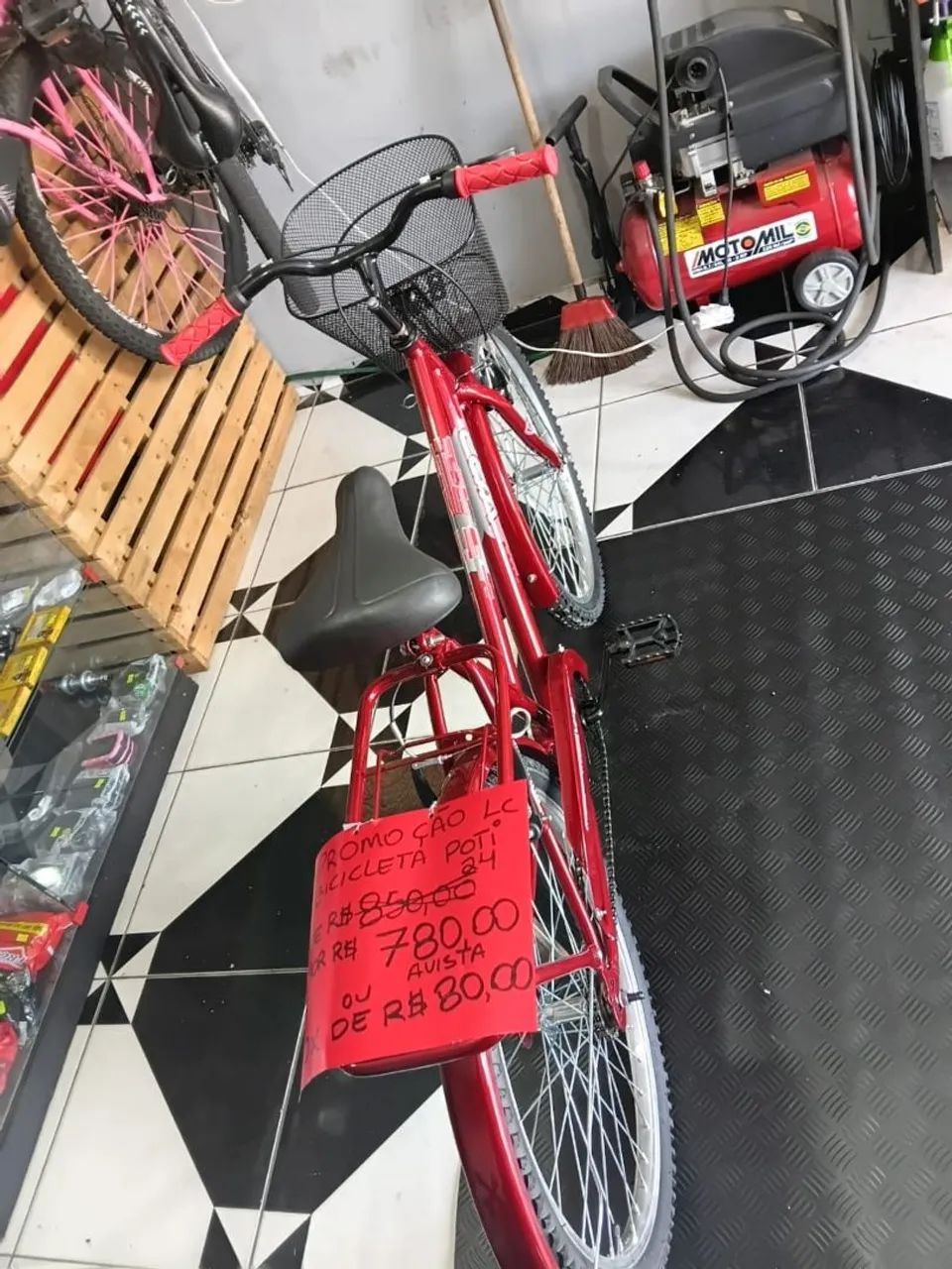 Vendo bicicleta poti aro 24 nova nunca usada  - Foto 3