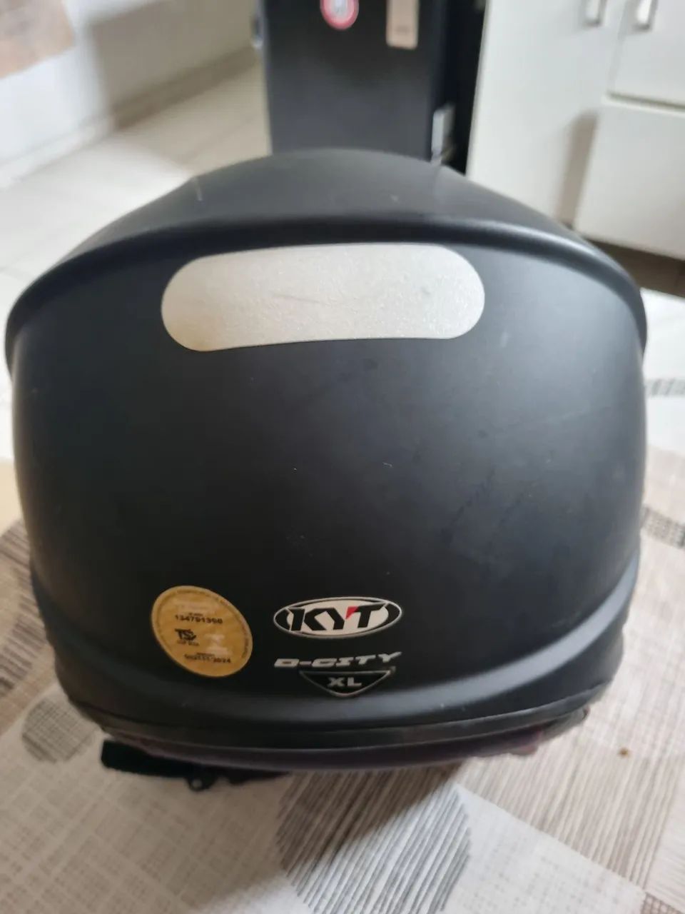 Capacete aberto com óculos - KYT - semi novo - Foto 2