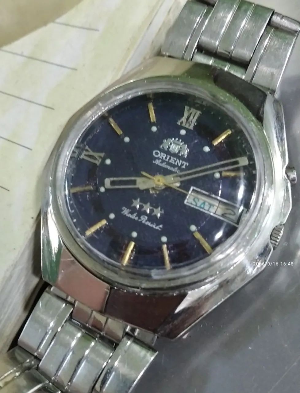 orient automatico azul.marinho - Foto 2
