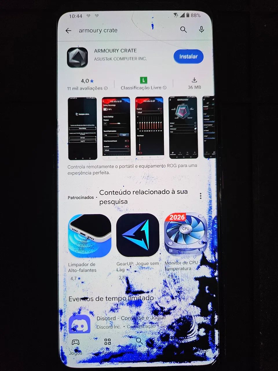 Rog Phone 6 256gb, 8ram(no estado) - Foto 2