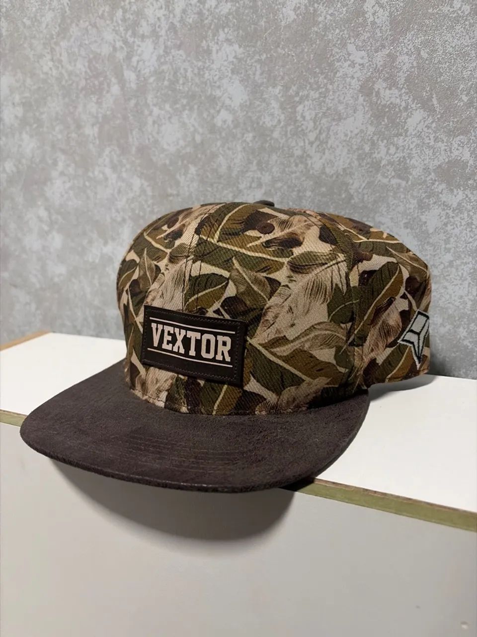 Boné VEXTOR Camuflado Aba Reta Snapback Ajustável