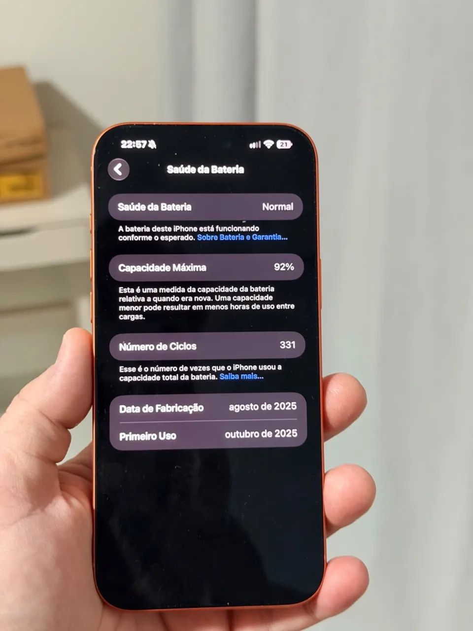 iPhone 17 Pro Max 256gb Laranja - Foto 4