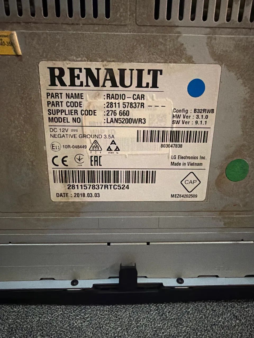 CENTRAL MULTIMÍDIA ORIGINAL DUSTER 2019 LAN5200WR3 - Foto 4