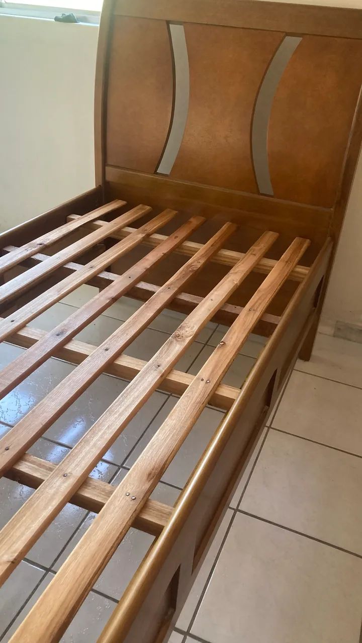 cama de madeira - Foto 3