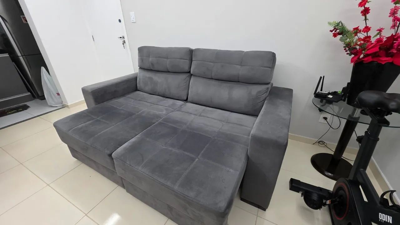 Sofá retrátil 3 Lugares.  - Foto 3