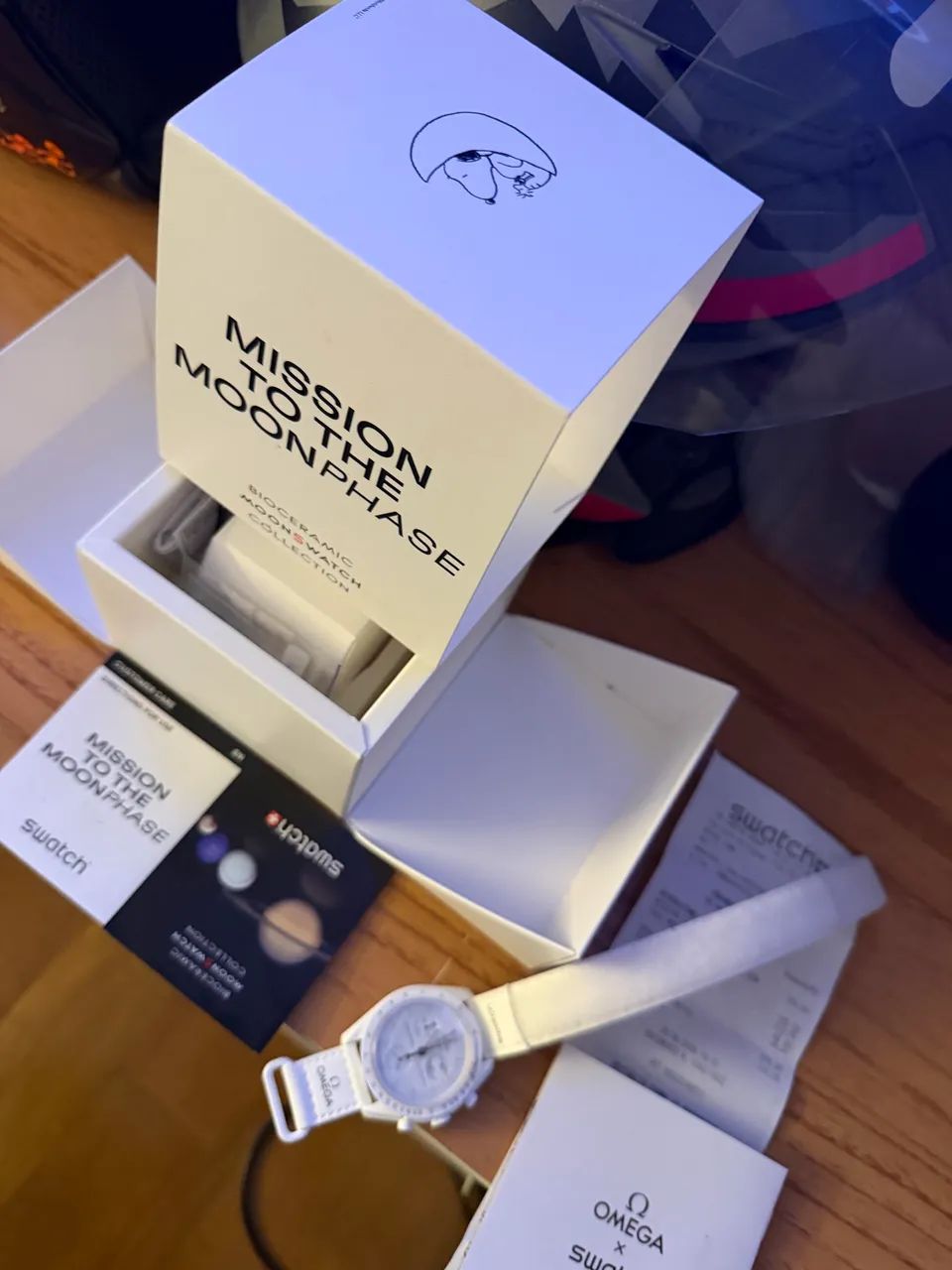 Swatch omega Snoopy moonphase NF avalio trocas - Foto 2