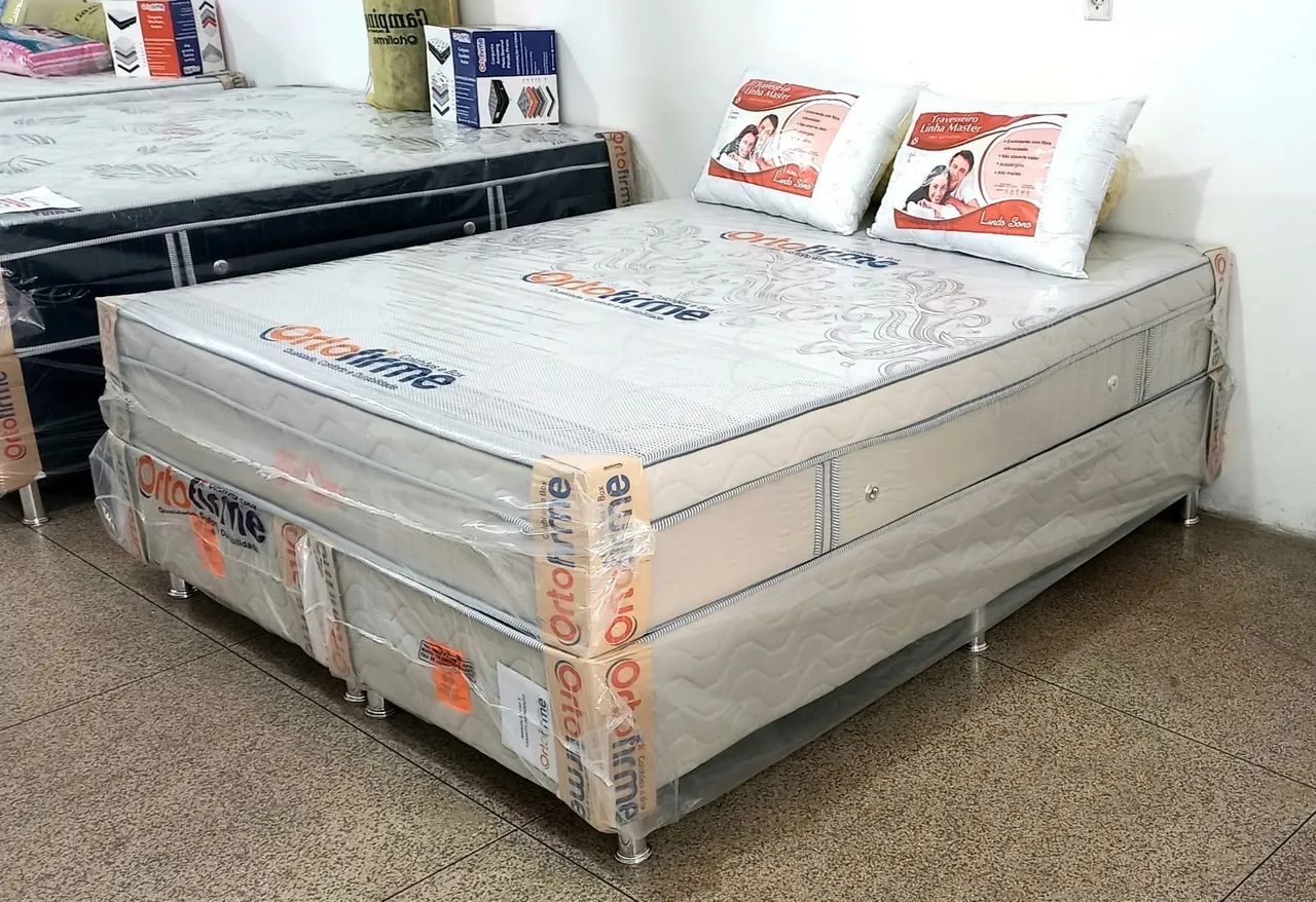 Cama Box QUEEN Molas Ensacadas em Oferta. Entregamos grátis  - Foto 2