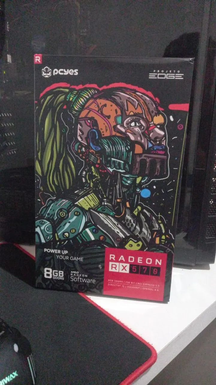 PLACA DE VIDEO RX 570 8GB NOVA  - Foto 5