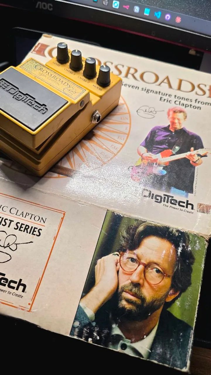 Pedal CrossRoads Eric Clapton Digitech - Raridade - Instrumentos
