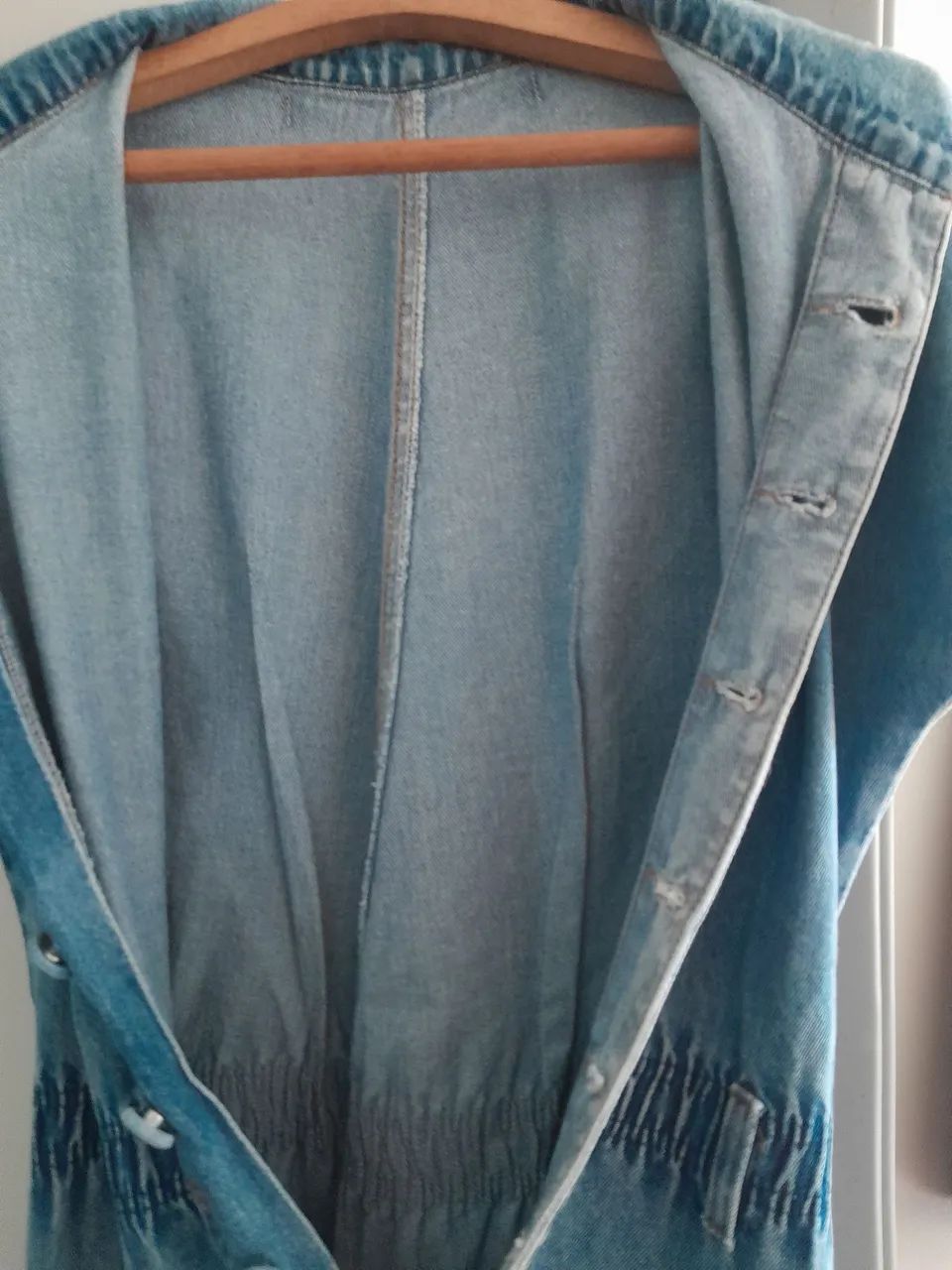 Vestido jeans  curto novo  - Foto 3