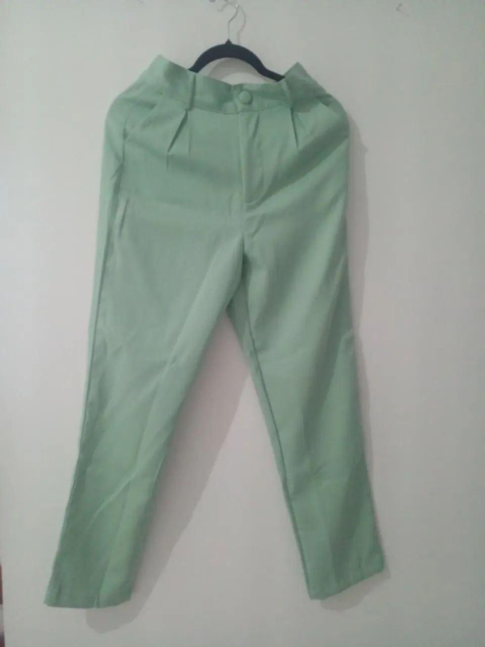 Calça verde menta, corte reto  - Foto 2