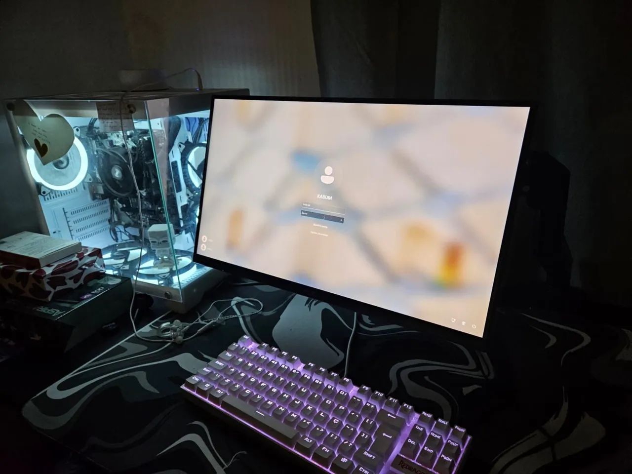 Monitor AOC 100hz Led, 21,5 polegadas. vem com caixa e hdmi - Foto 2