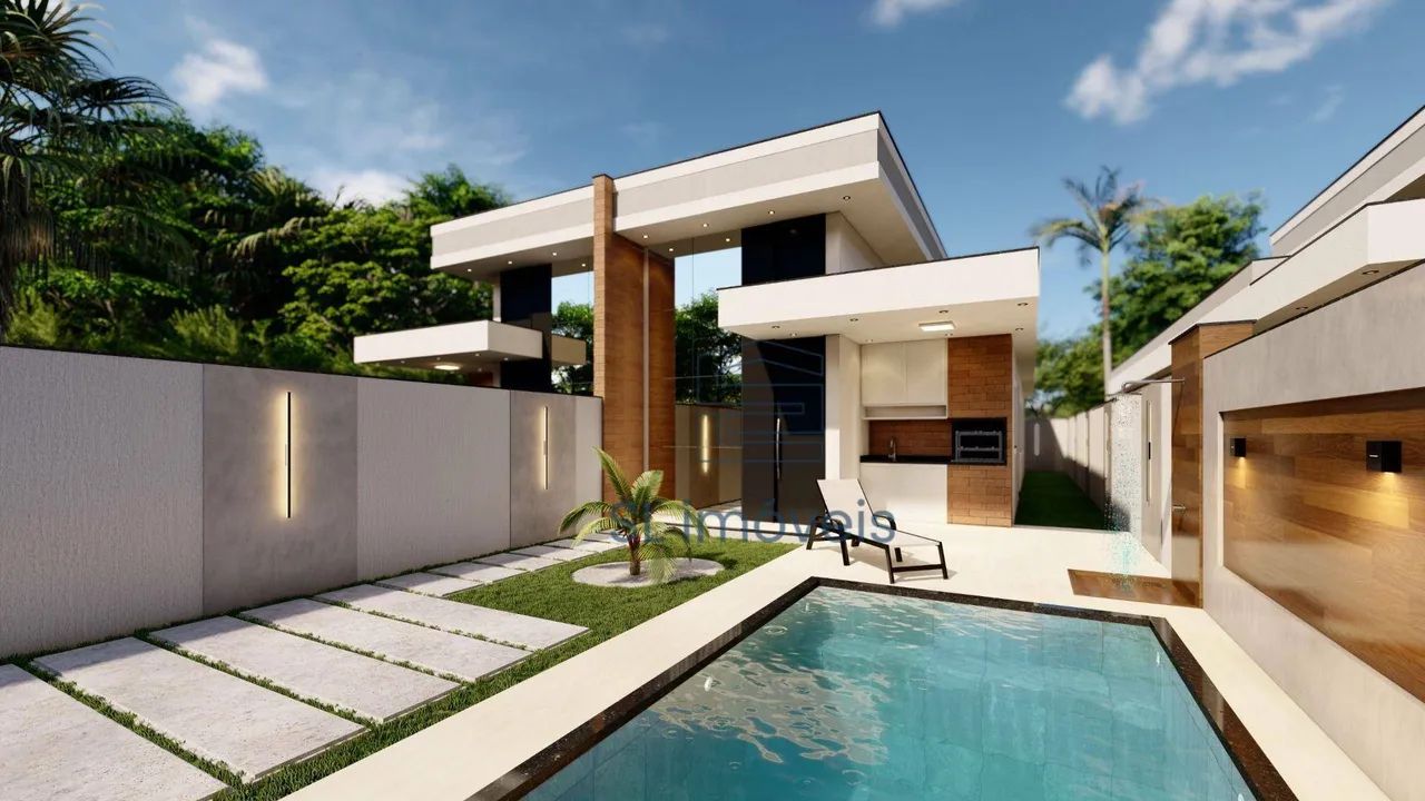 Casa linear com 3 quartos à venda no Ouro Verde, Rio das Ostras - Foto 3
