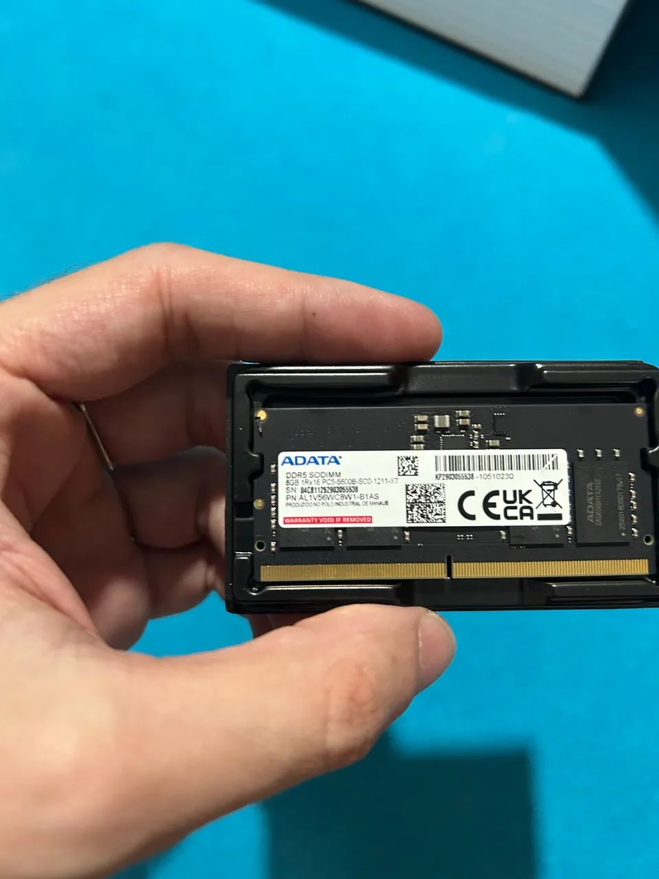 Memoria ram notebook 8gb ddr5 5600mhz adata - Foto 5