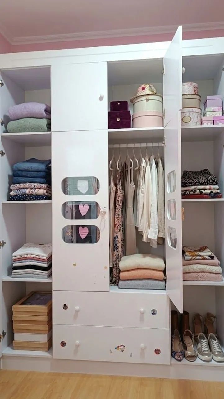 Guarda roupa 4 portas branco - Foto 3