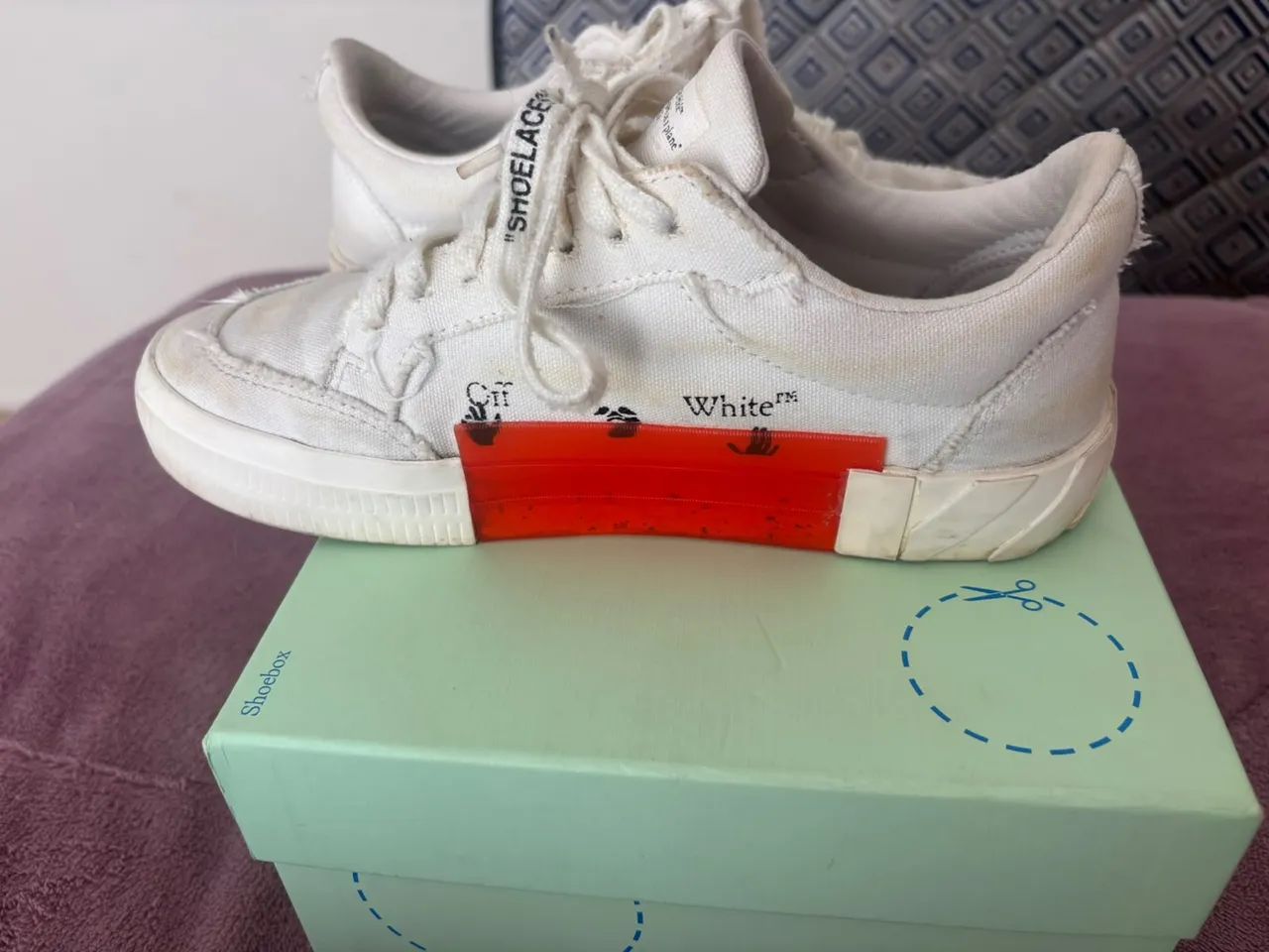 Tênis Off-White Vulcanized - Foto 2