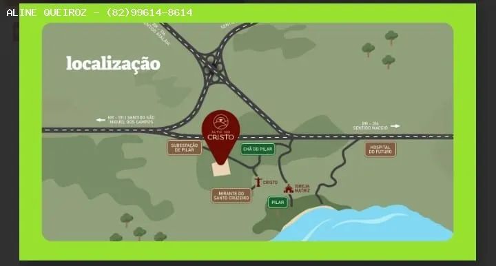 Loteamento para Venda em Pilar, https://maps.app.goo.gl/7dMZYYWNheZKUdpG6 - Foto 3