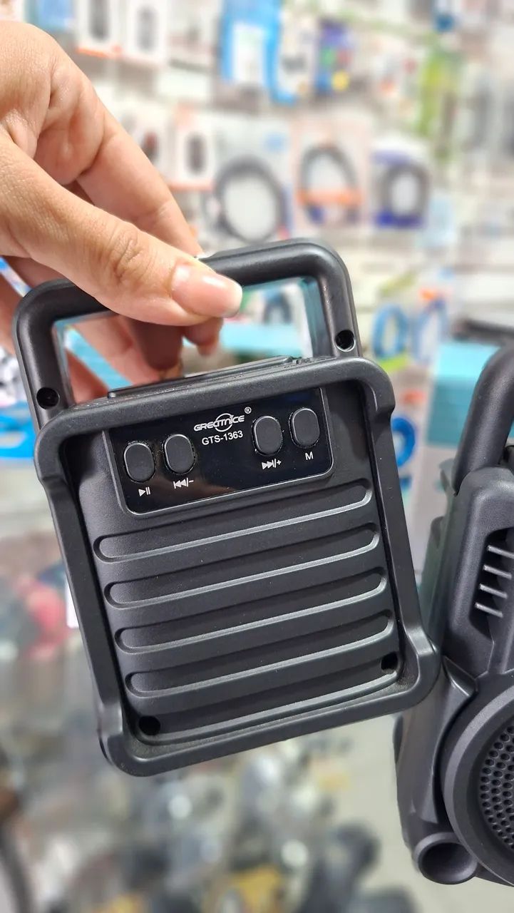 Caixa de som Bluetooth com rádio  - Foto 2