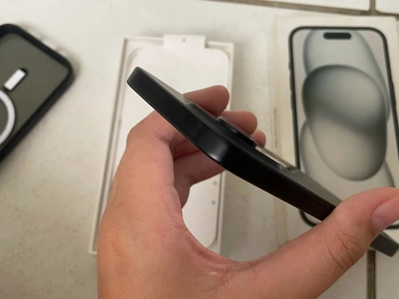 iphone 15 Seminovo 128g Preto - Foto 3